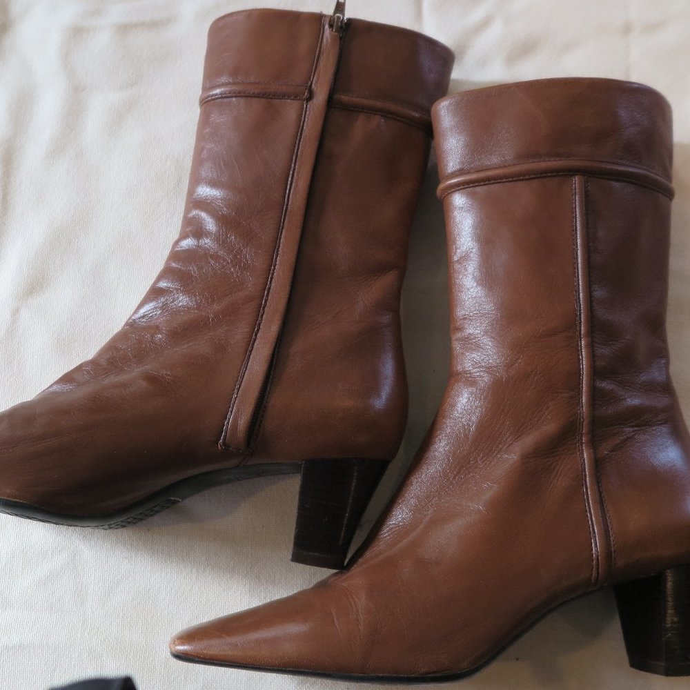 Cole Hann Tall Heeled Boots size 8.5